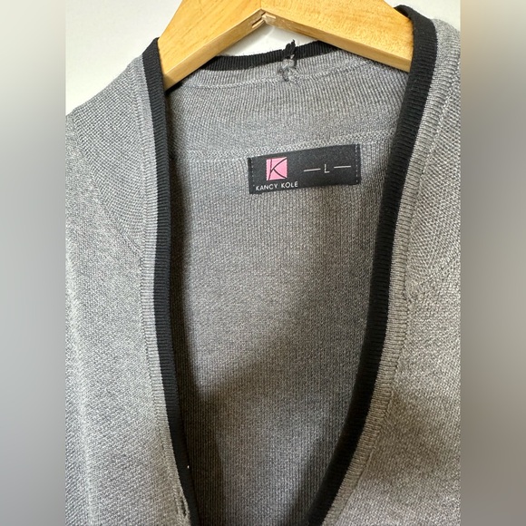 KANCY KOLE Womens Long Sleeve Button Down Cardigan Soft Knit Sweater - Picture 5 of 10